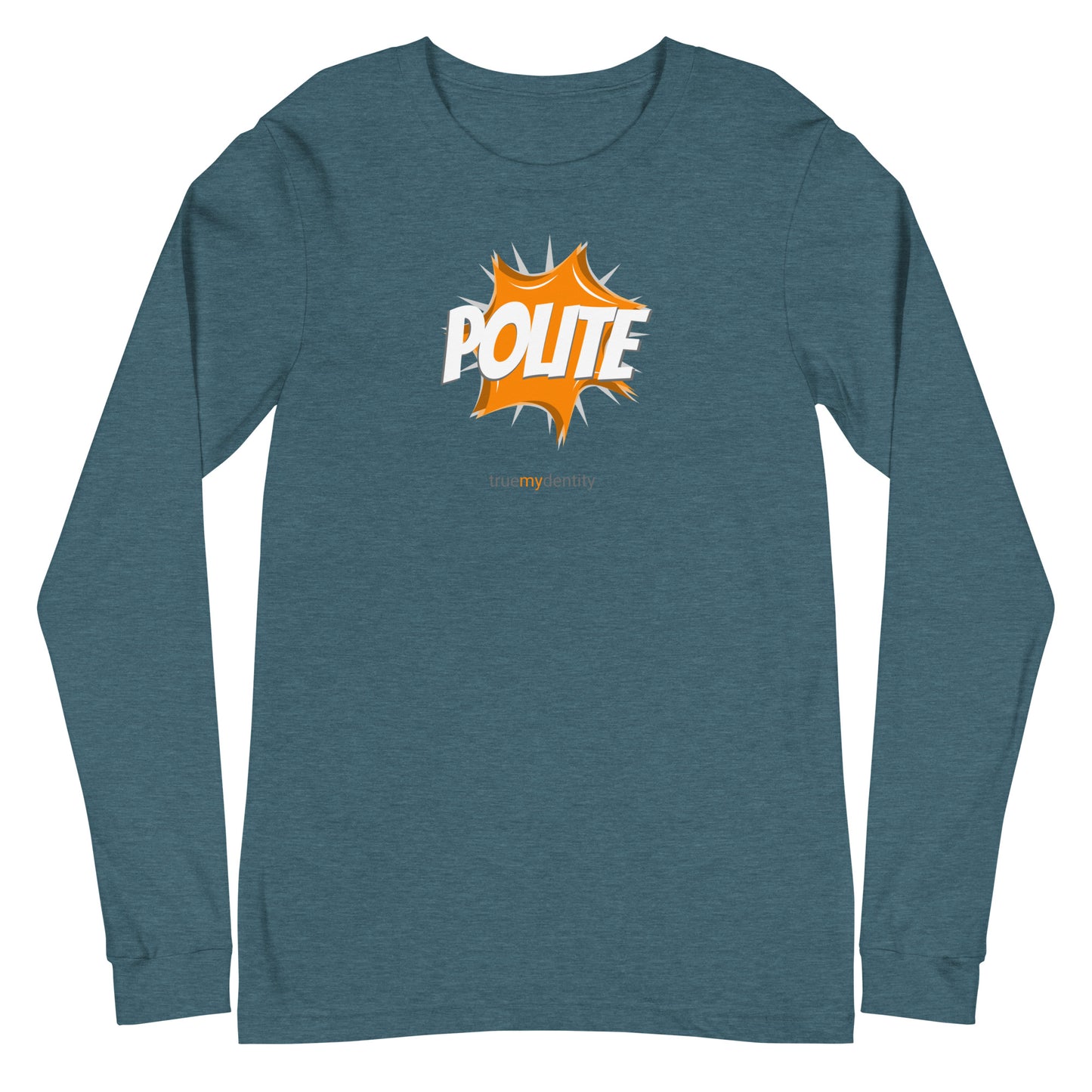 POLITE Long Sleeve Shirt Action Design | Unisex