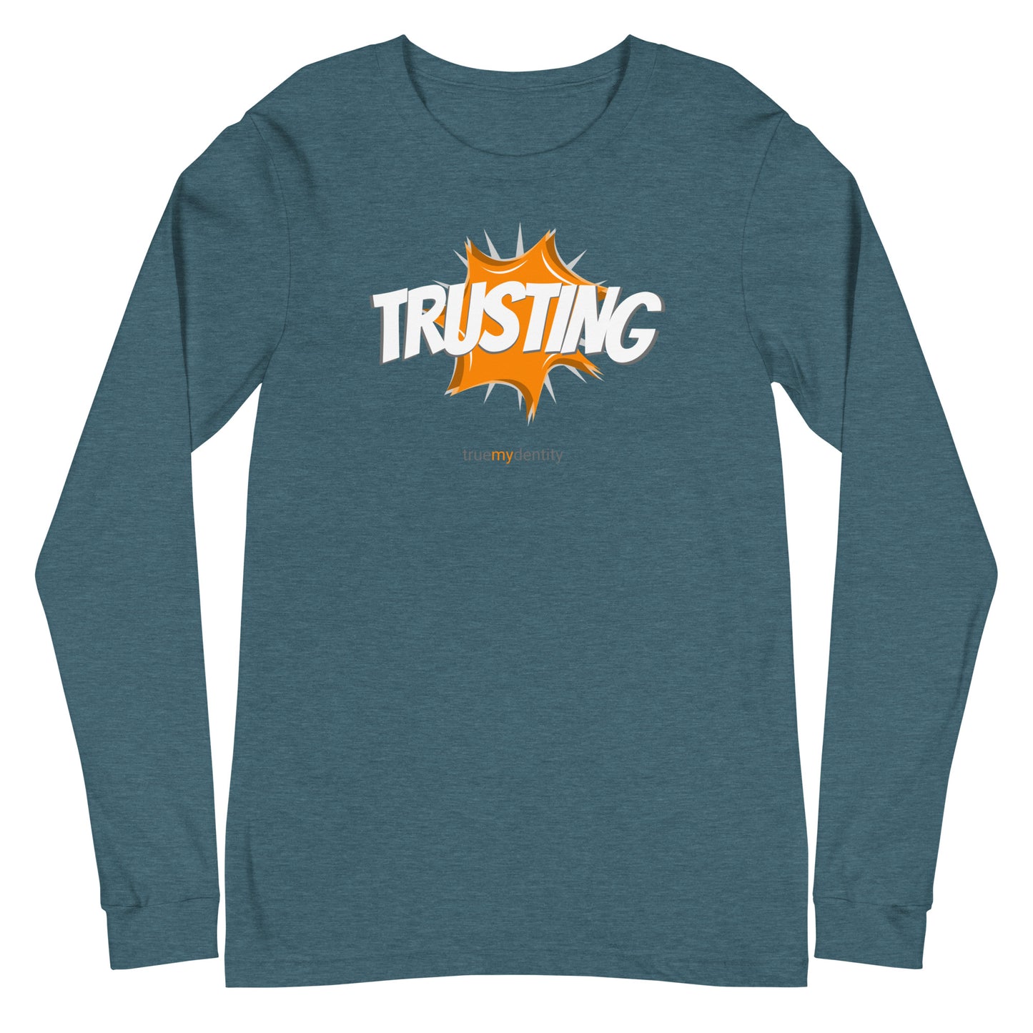 TRUSTING Long Sleeve Shirt Action Design | Unisex