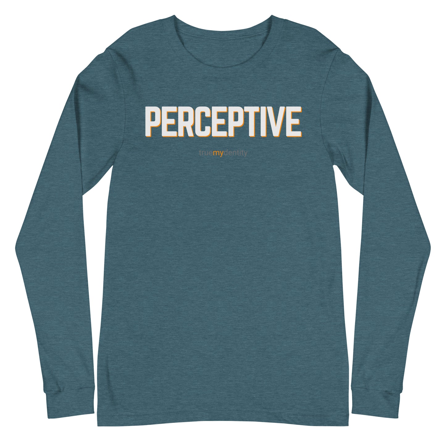 PERCEPTIVE Long Sleeve Shirt Bold Design | Unisex