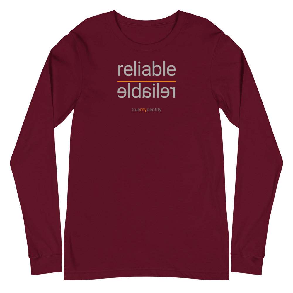 RELIABLE Long Sleeve Shirt Reflection Design | Unisex