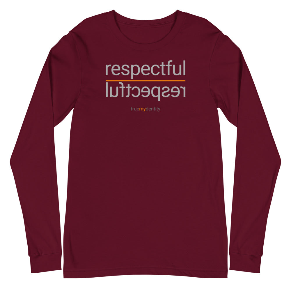 RESPECTFUL Long Sleeve Shirt Reflection Design | Unisex