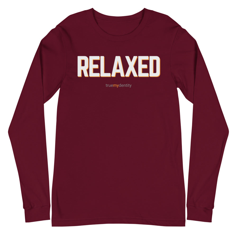 RELAXED Long Sleeve Shirt Bold Design | Unisex