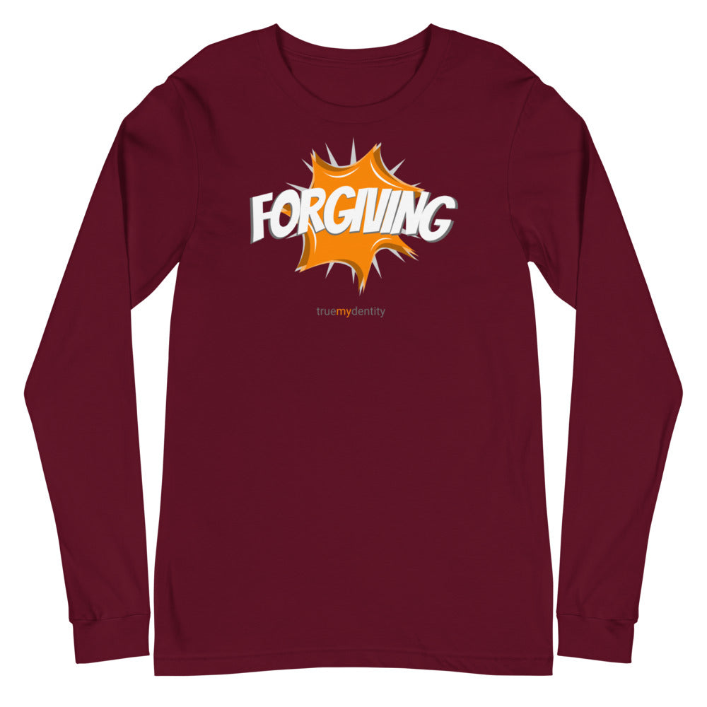 FORGIVING Long Sleeve Shirt Action Design | Unisex