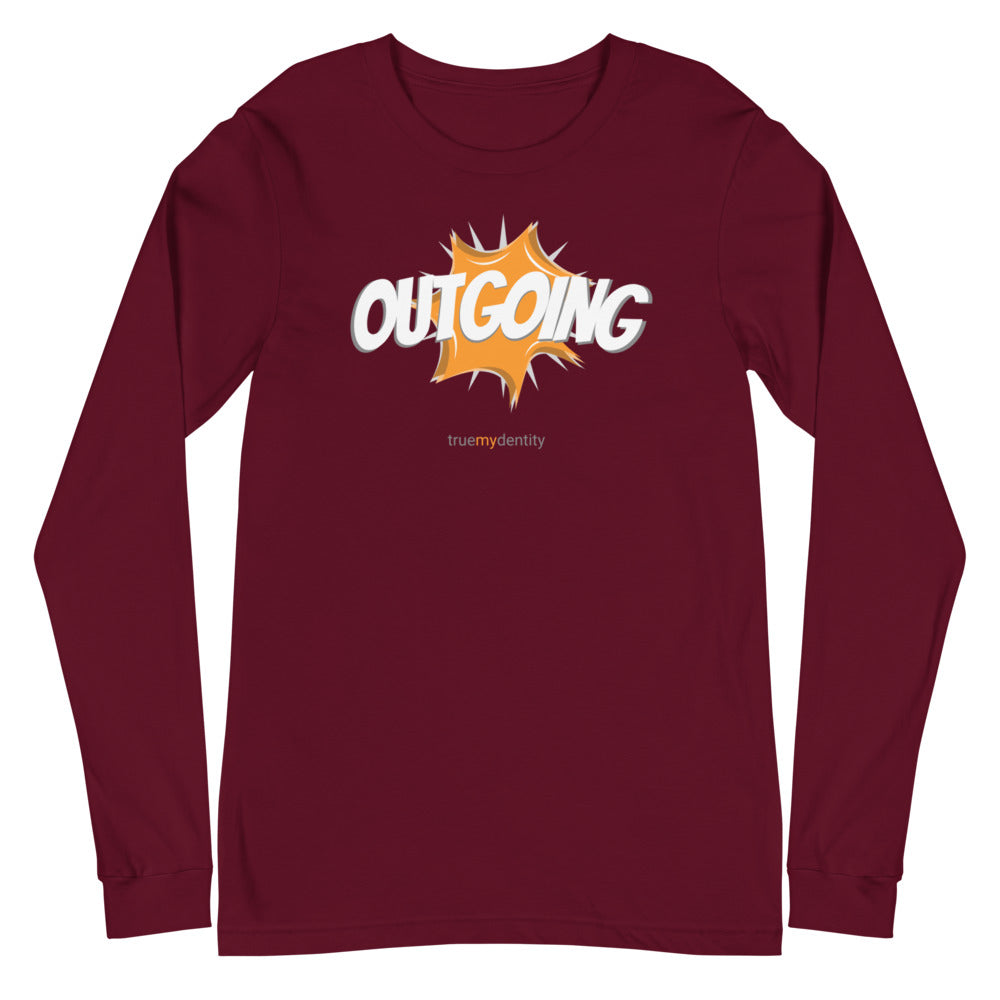 OUTGOING Long Sleeve Shirt Action Design | Unisex