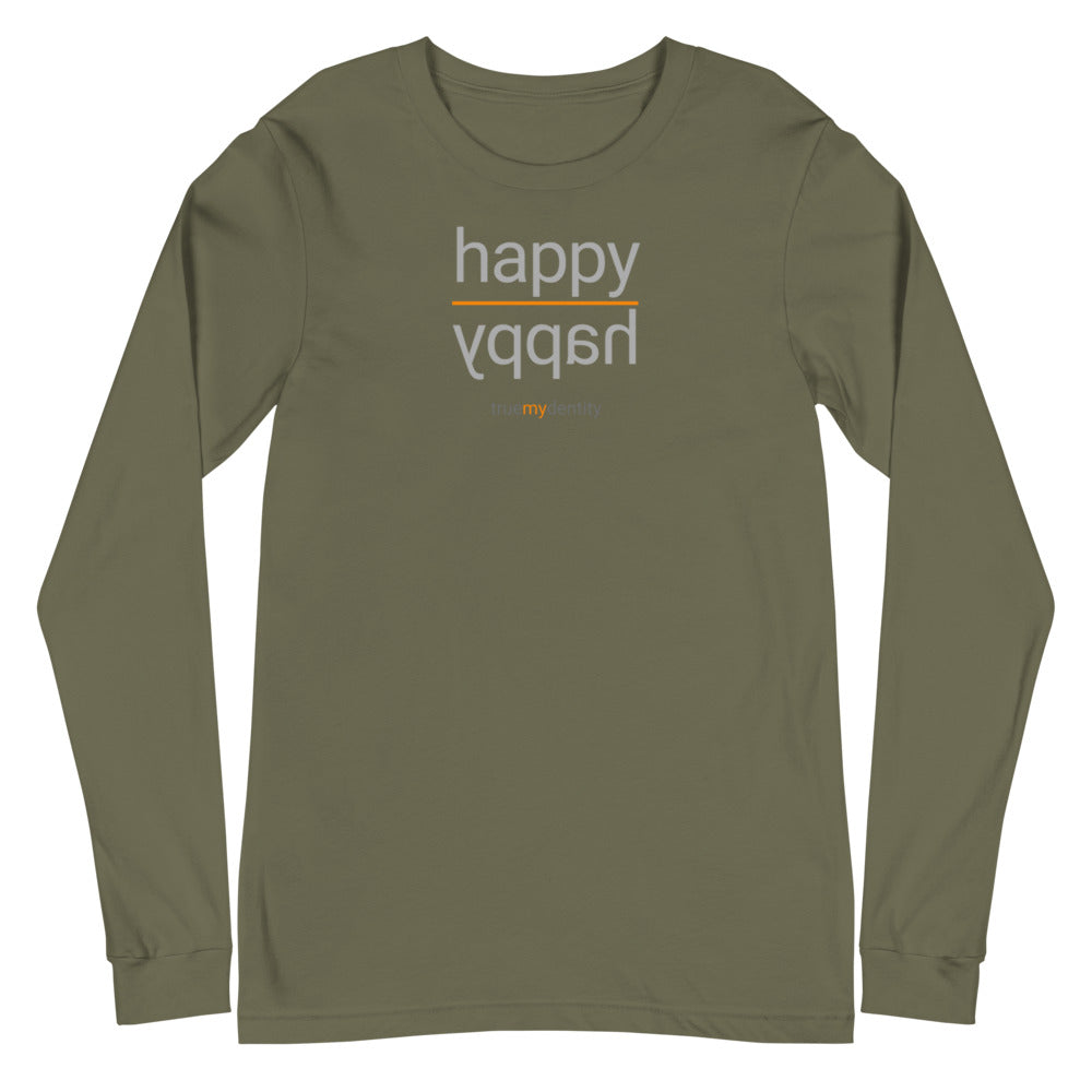 HAPPY Long Sleeve Shirt Reflection Design | Unisex