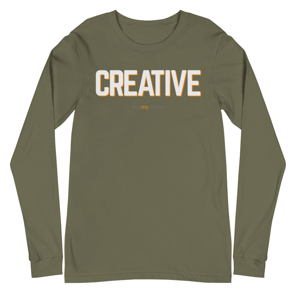 CREATIVE Long Sleeve Shirt Bold Design | Unisex