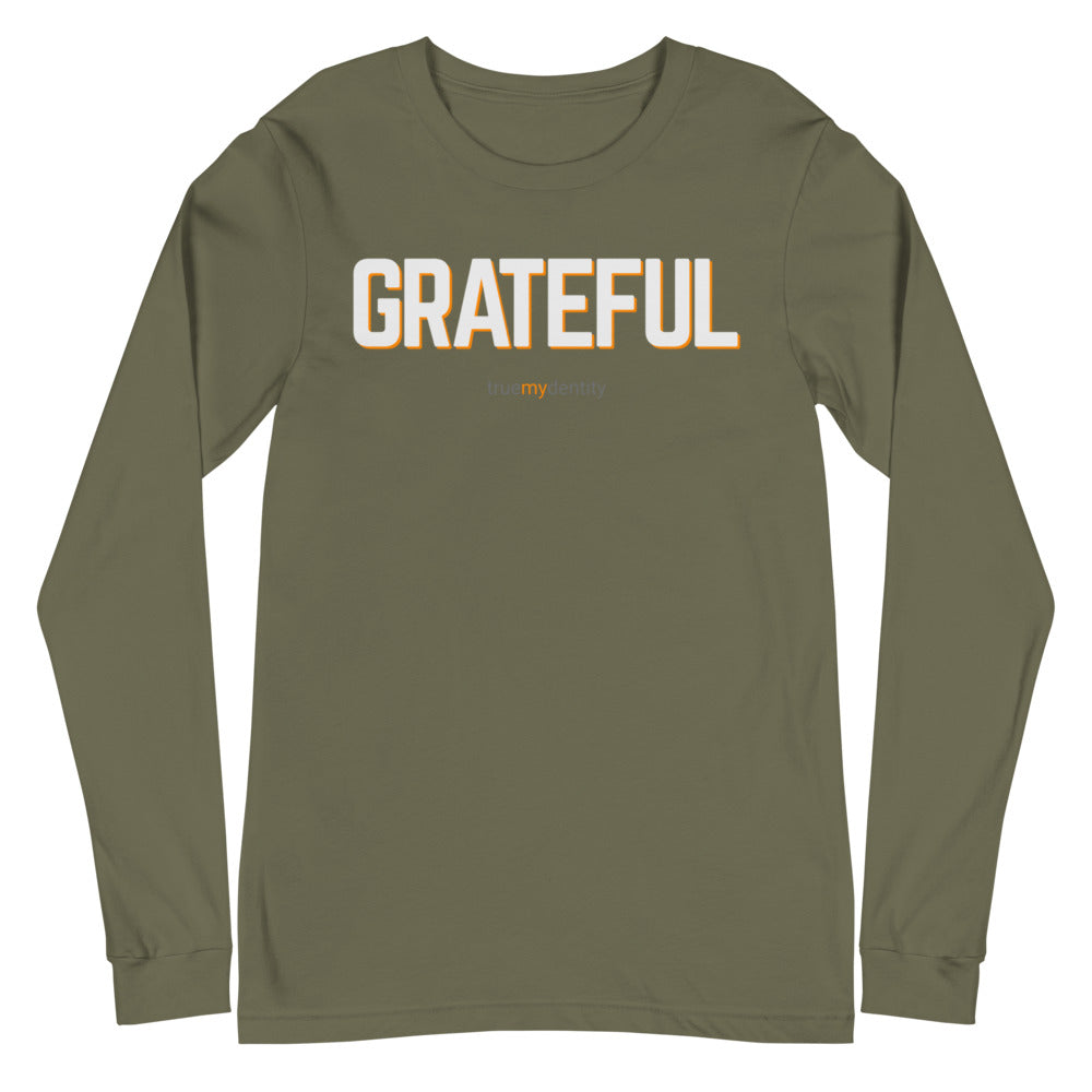 GRATEFUL Long Sleeve Shirt Bold Design | Unisex