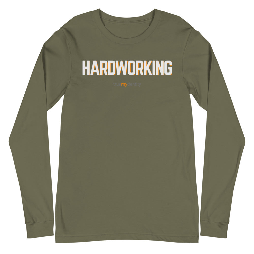 HARDWORKING Long Sleeve Shirt Bold Design | Unisex