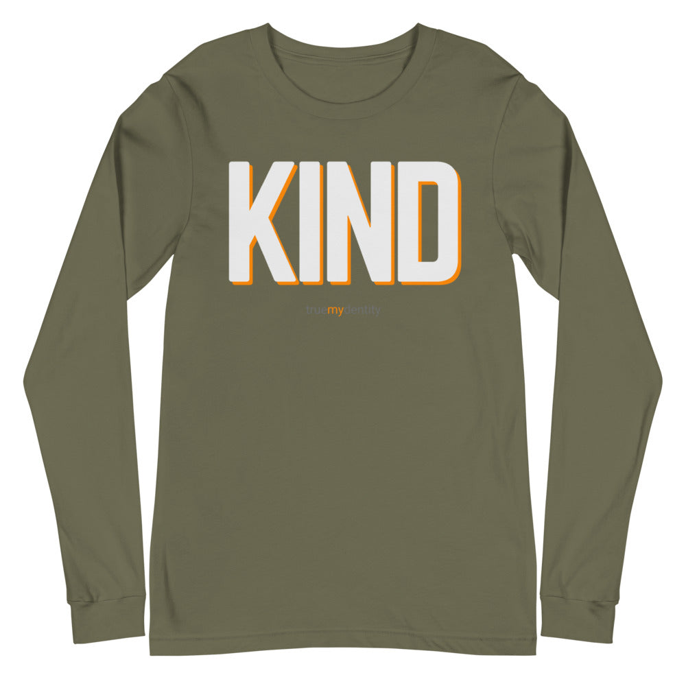 KIND Long Sleeve Shirt Bold Design | Unisex