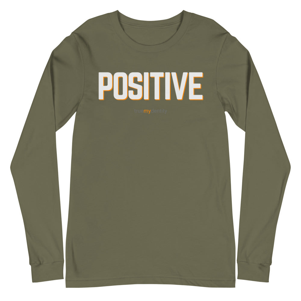 POSITIVE Long Sleeve Shirt Bold Design | Unisex