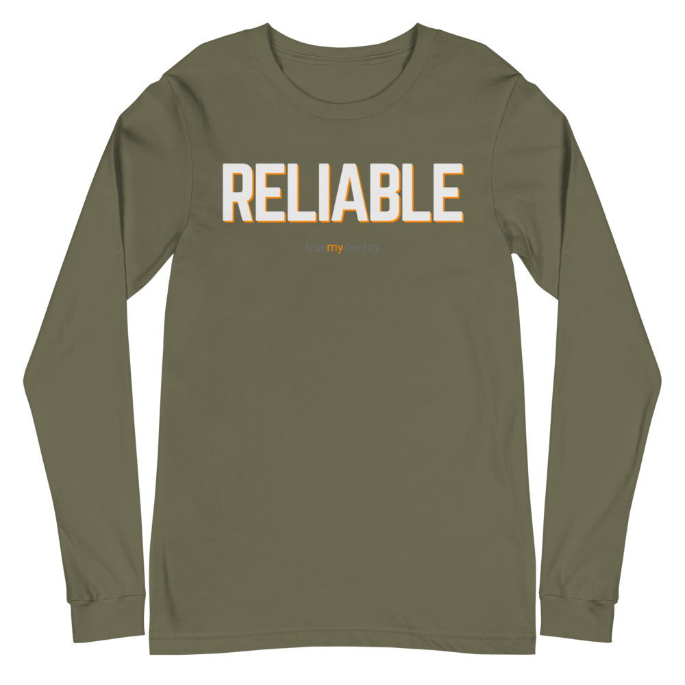 RELIABLE Long Sleeve Shirt Bold Design | Unisex