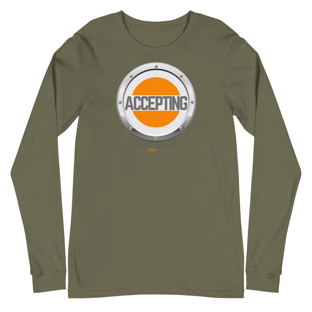 ACCEPTING Long Sleeve Shirt Core Design | Unisex