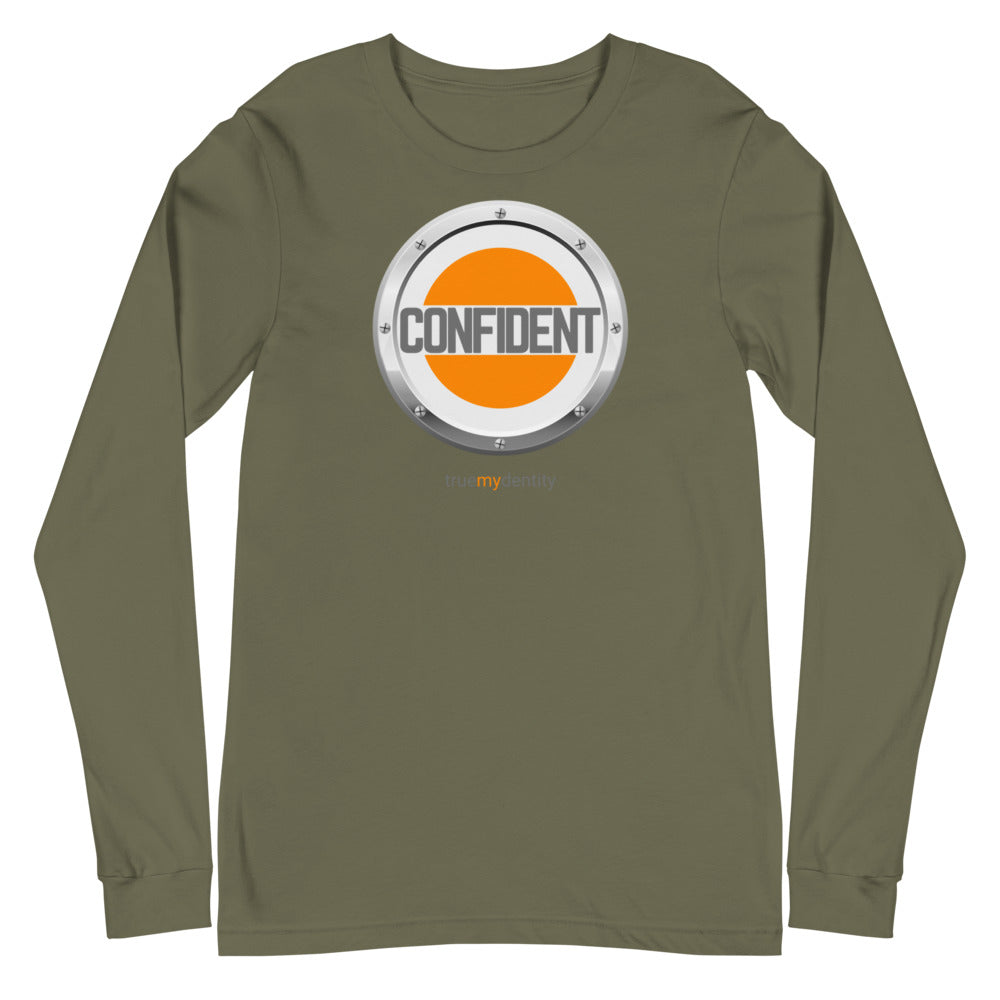 CONFIDENT Long Sleeve Shirt Core Design | Unisex