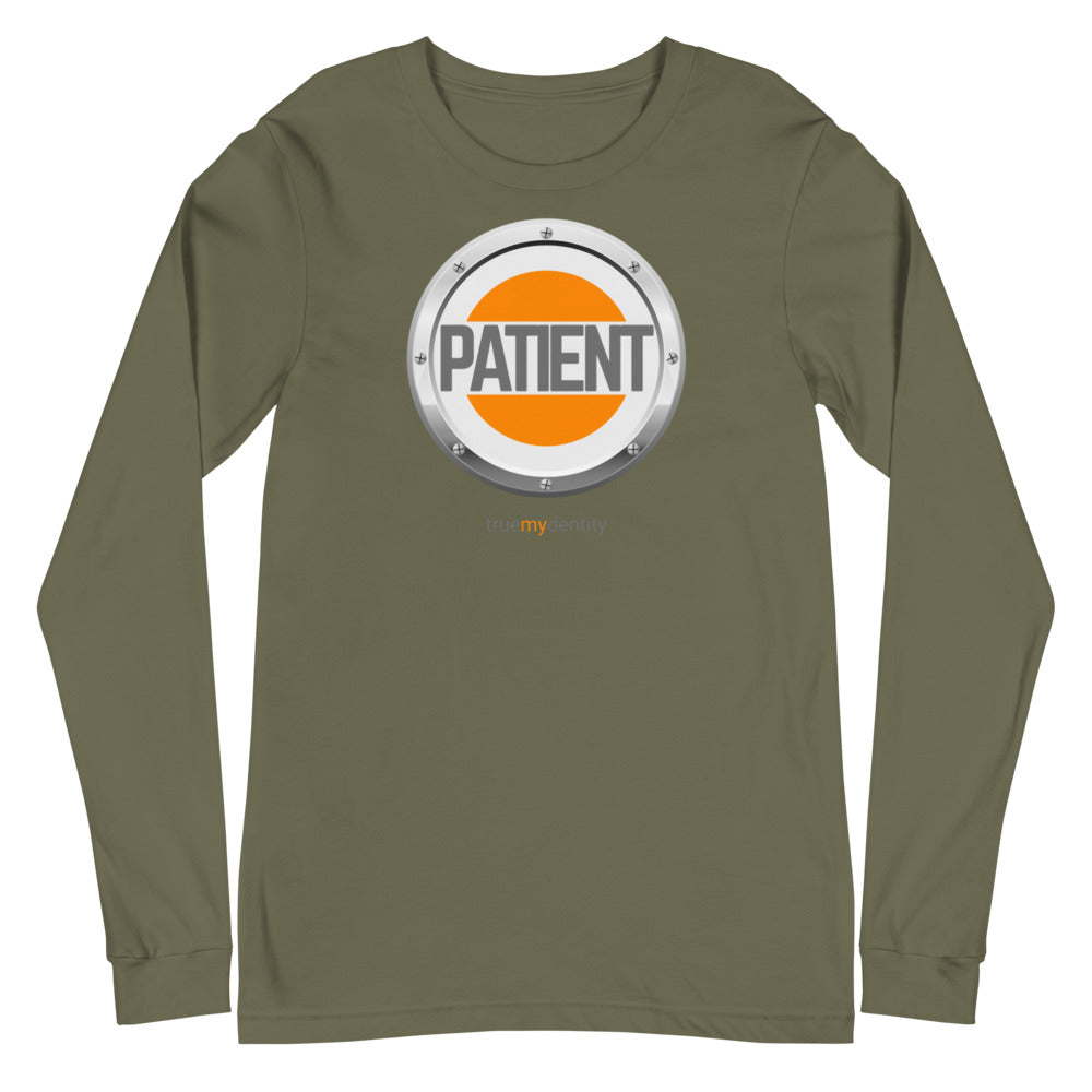 PATIENT Long Sleeve Shirt Core Design | Unisex