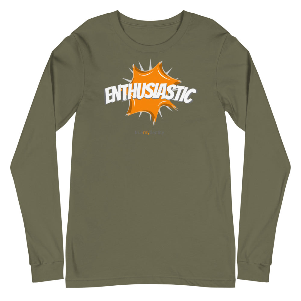 ENTHUSIASTIC Long Sleeve Shirt Action Design | Unisex
