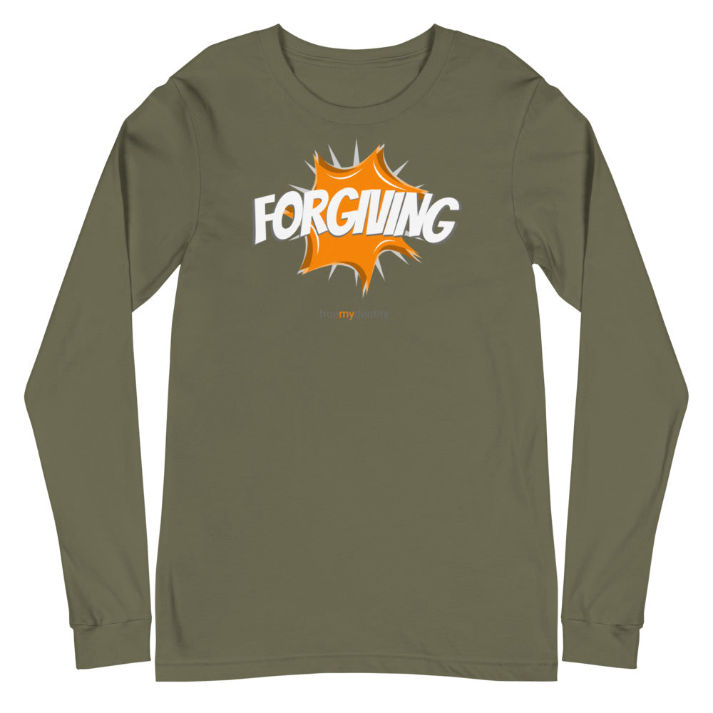 FORGIVING Long Sleeve Shirt Action Design | Unisex