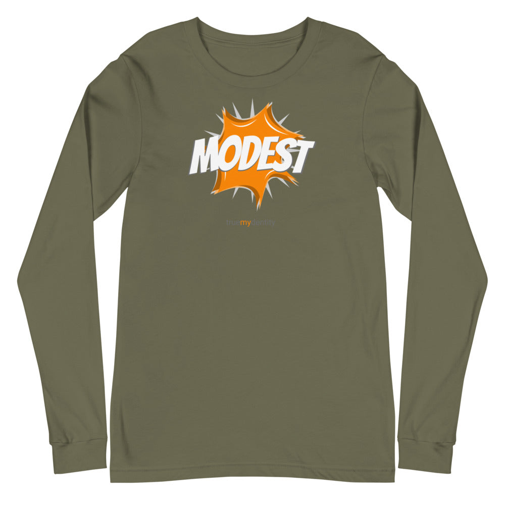 MODEST Long Sleeve Shirt Action Design | Unisex
