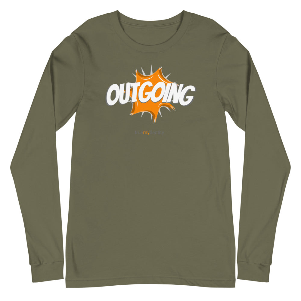 OUTGOING Long Sleeve Shirt Action Design | Unisex