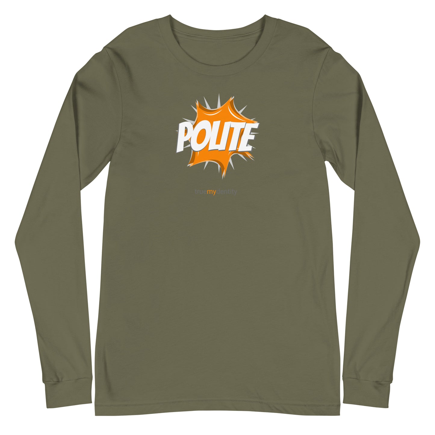 POLITE Long Sleeve Shirt Action Design | Unisex