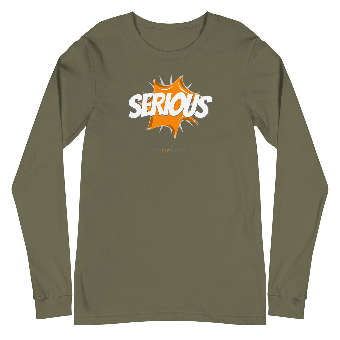 SERIOUS Long Sleeve Shirt Action Design | Unisex