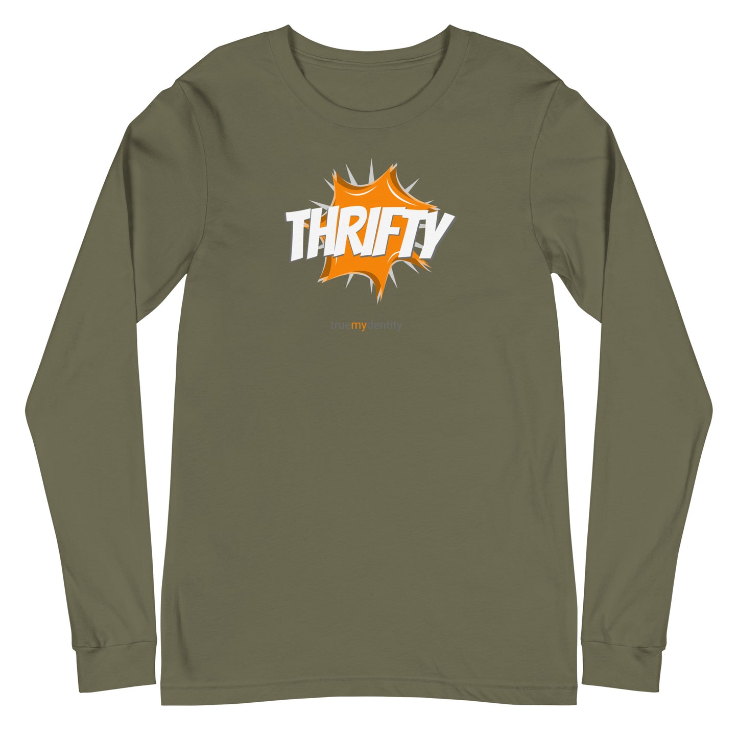 THRIFTY Long Sleeve Shirt Action Design | Unisex