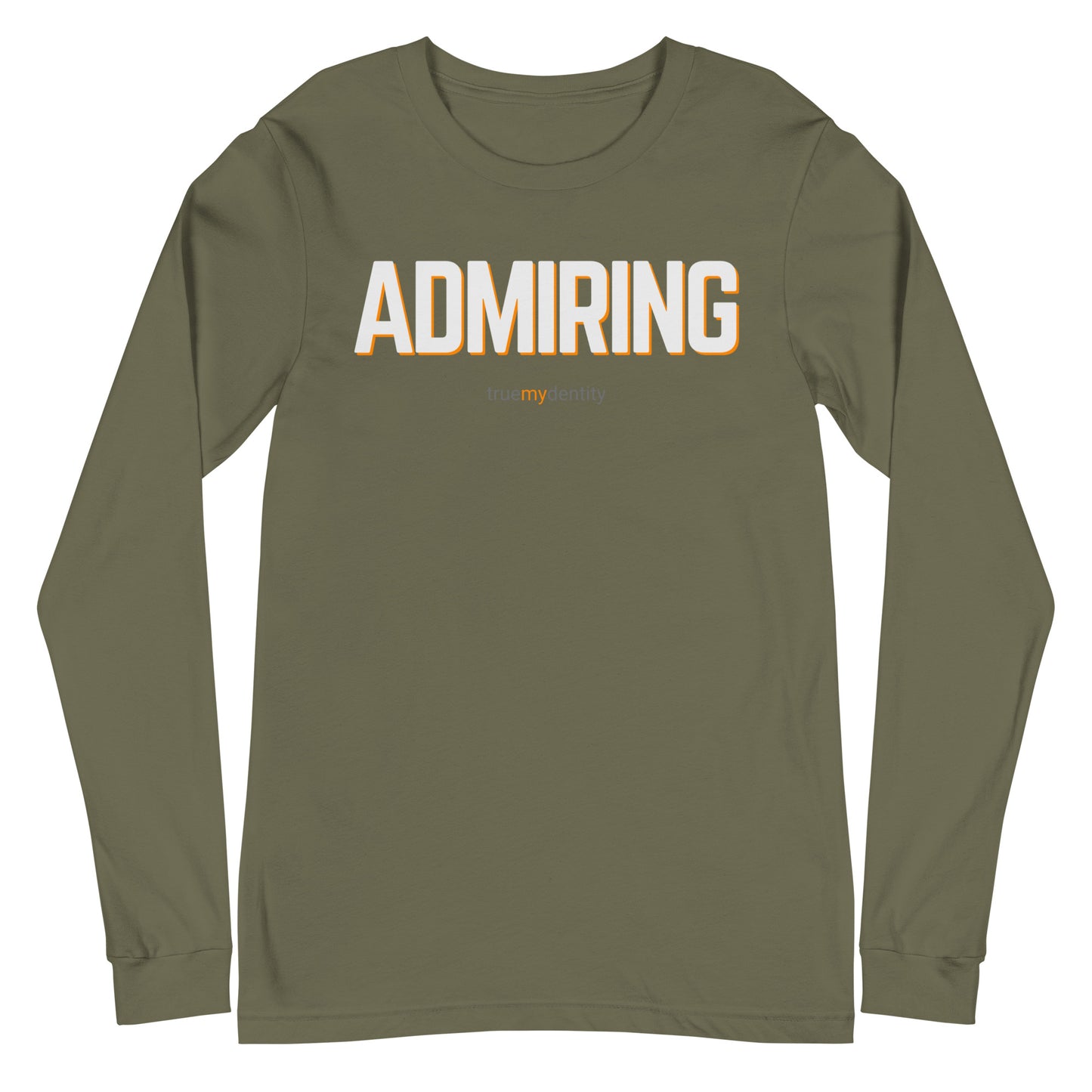 ADMIRING Long Sleeve Shirt Bold Design | Unisex