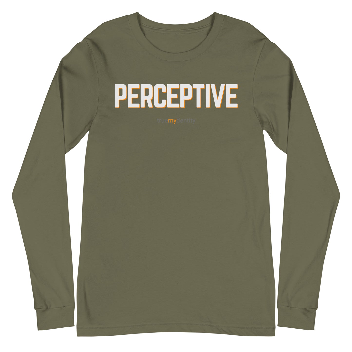 PERCEPTIVE Long Sleeve Shirt Bold Design | Unisex