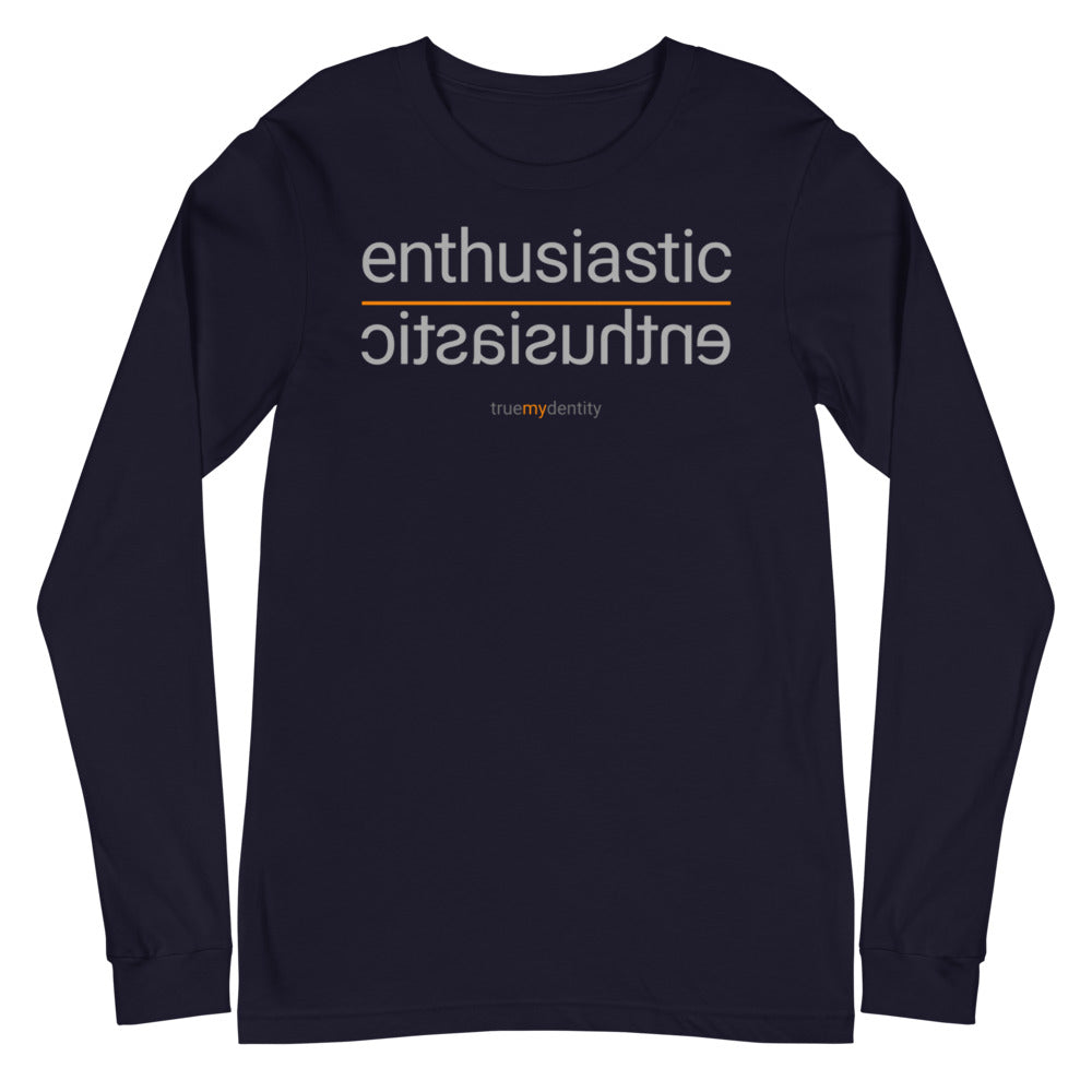 ENTHUSIASTIC Long Sleeve Shirt Reflection Design | Unisex