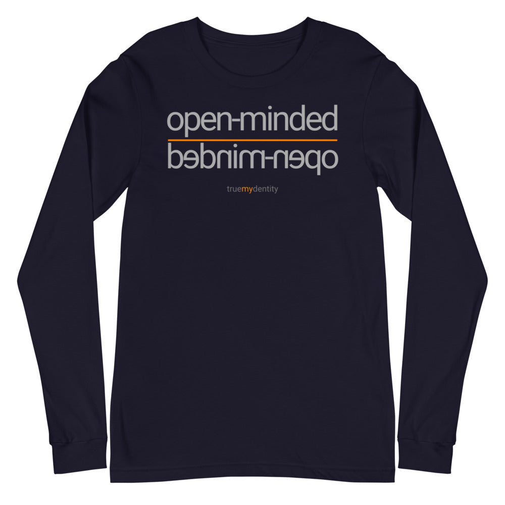 OPEN-MINDED Long Sleeve Shirt Reflection Design | Unisex