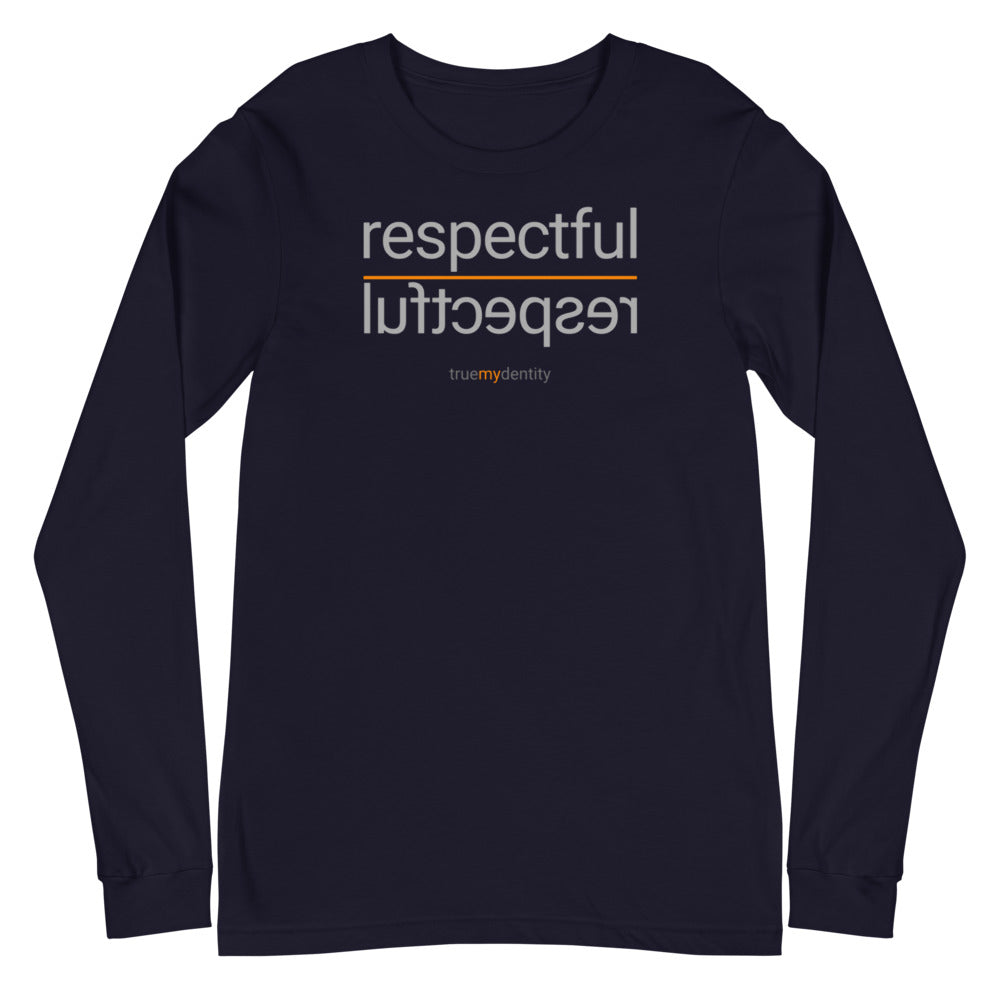 RESPECTFUL Long Sleeve Shirt Reflection Design | Unisex