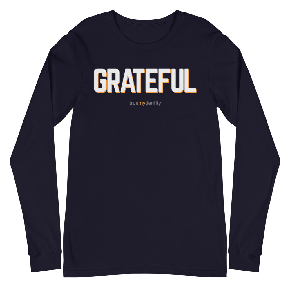 GRATEFUL Long Sleeve Shirt Bold Design | Unisex