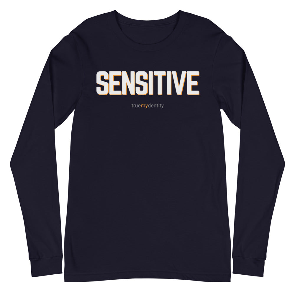 SENSITIVE Long Sleeve Shirt Bold Design | Unisex