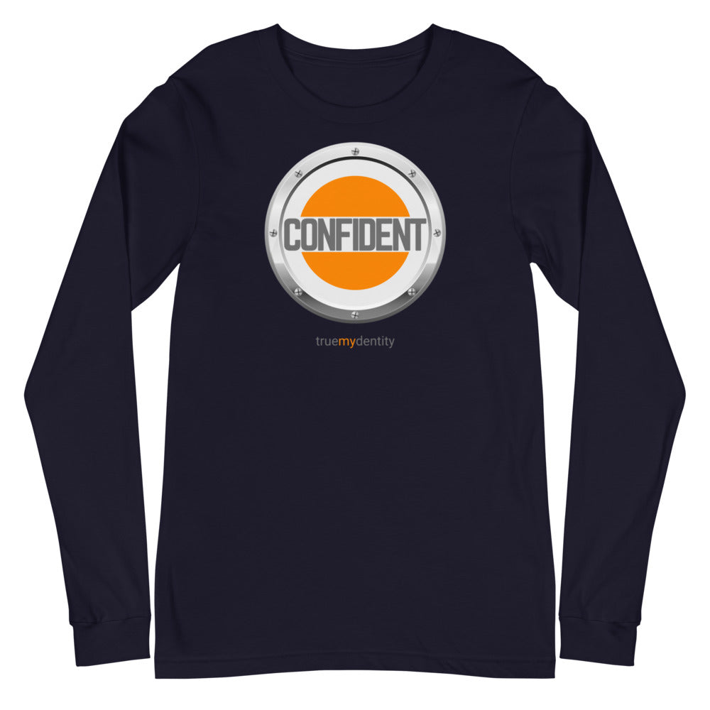 CONFIDENT Long Sleeve Shirt Core Design | Unisex
