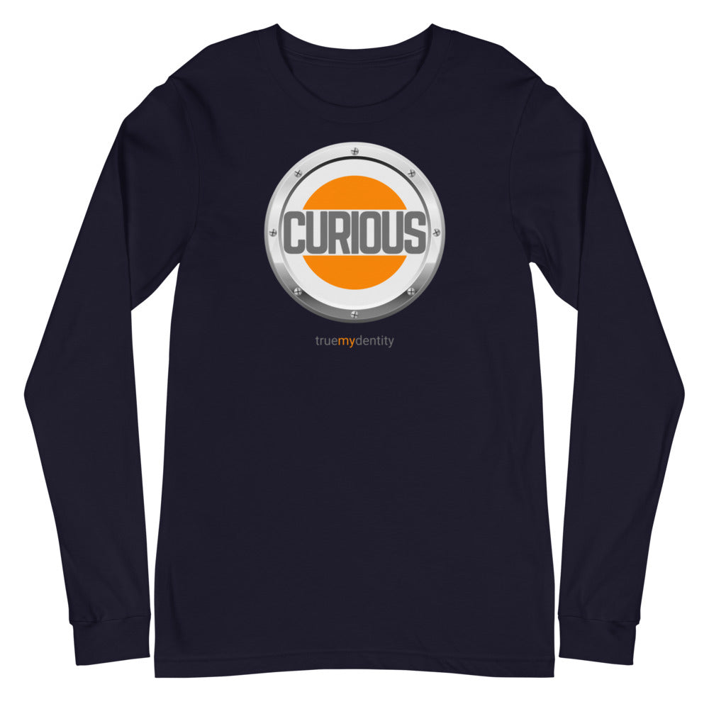 CURIOUS Long Sleeve Shirt Core Design | Unisex