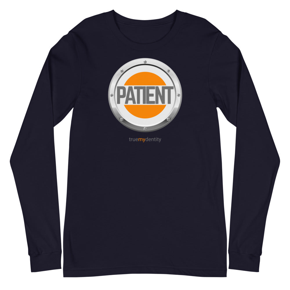 PATIENT Long Sleeve Shirt Core Design | Unisex