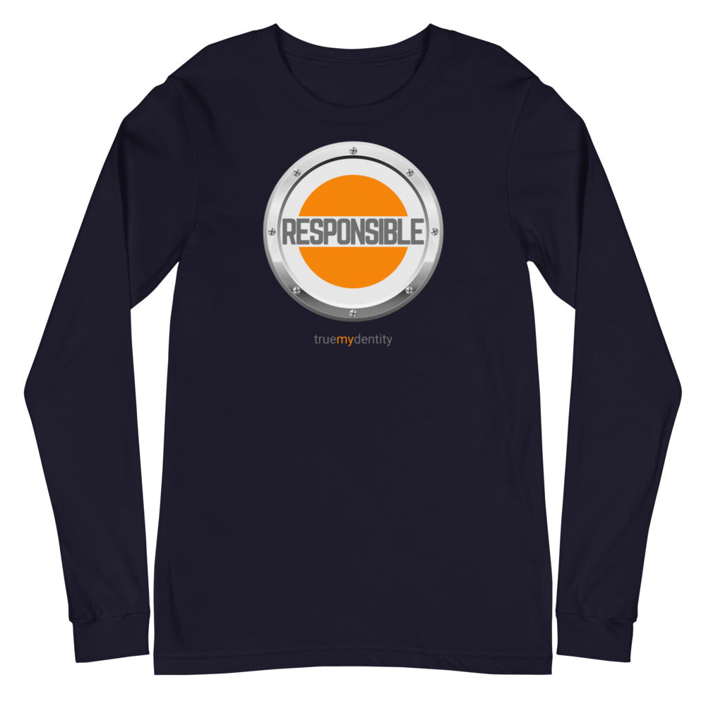 RESPONSIBLE Long Sleeve Shirt Core Design | Unisex
