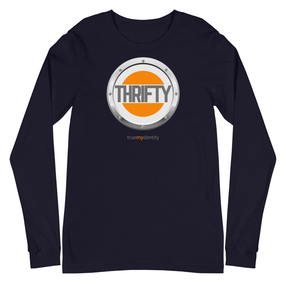 THRIFTY Long Sleeve Shirt Core Design | Unisex