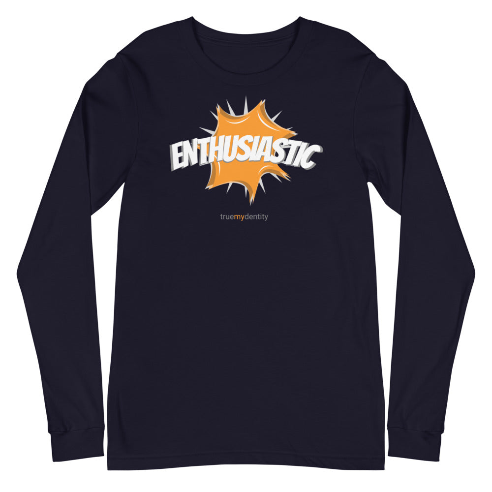 ENTHUSIASTIC Long Sleeve Shirt Action Design | Unisex