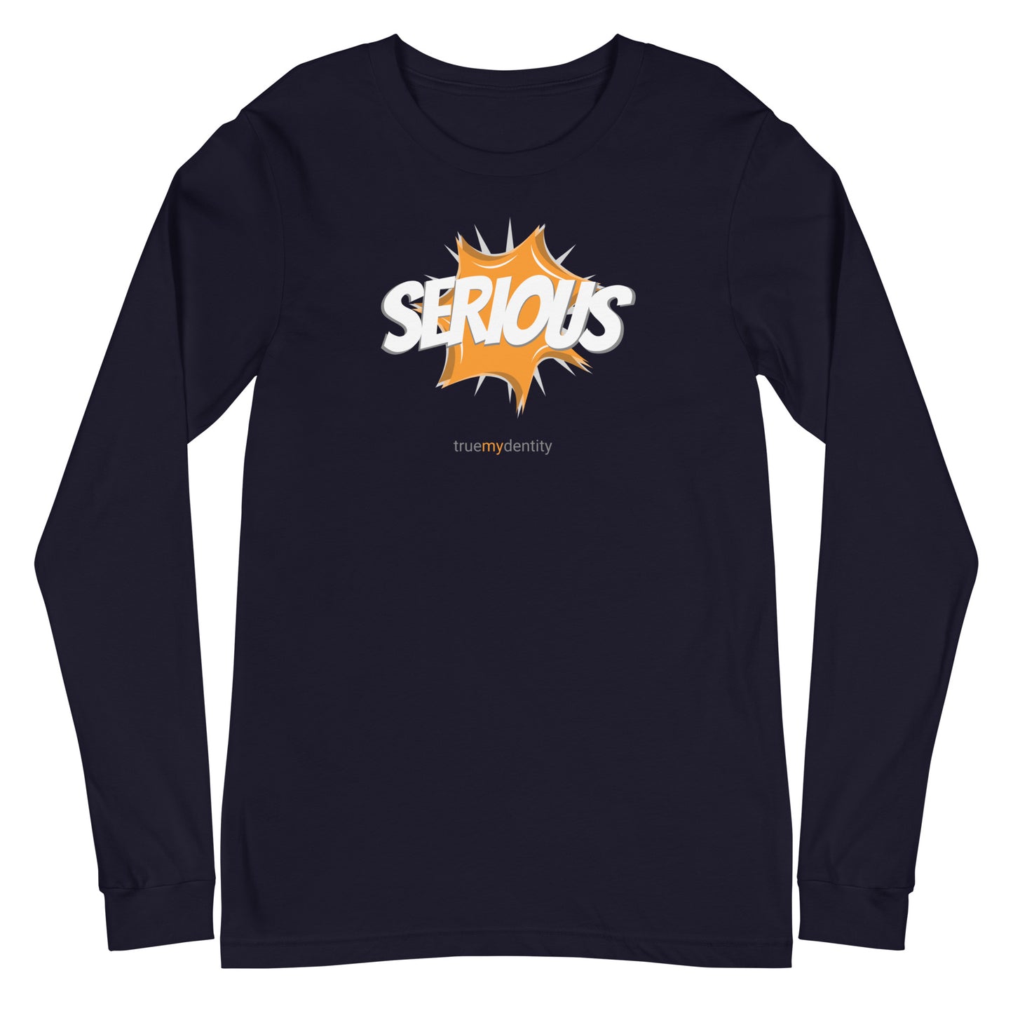 SERIOUS Long Sleeve Shirt Action Design | Unisex