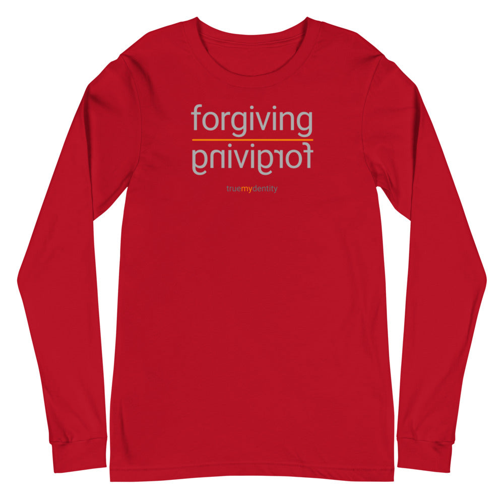 FORGIVING Long Sleeve Shirt Reflection Design | Unisex