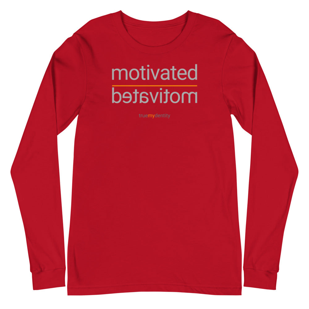 MOTIVATED Long Sleeve Shirt Reflection Design | Unisex