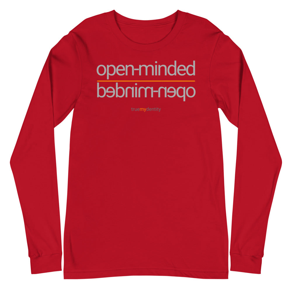 OPEN-MINDED Long Sleeve Shirt Reflection Design | Unisex