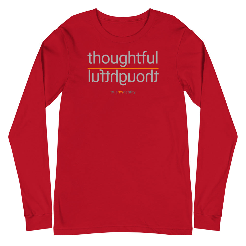 THOUGHTFUL Long Sleeve Shirt Reflection Design | Unisex