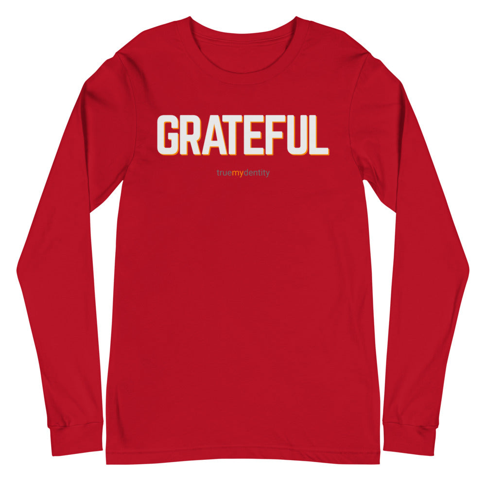 GRATEFUL Long Sleeve Shirt Bold Design | Unisex