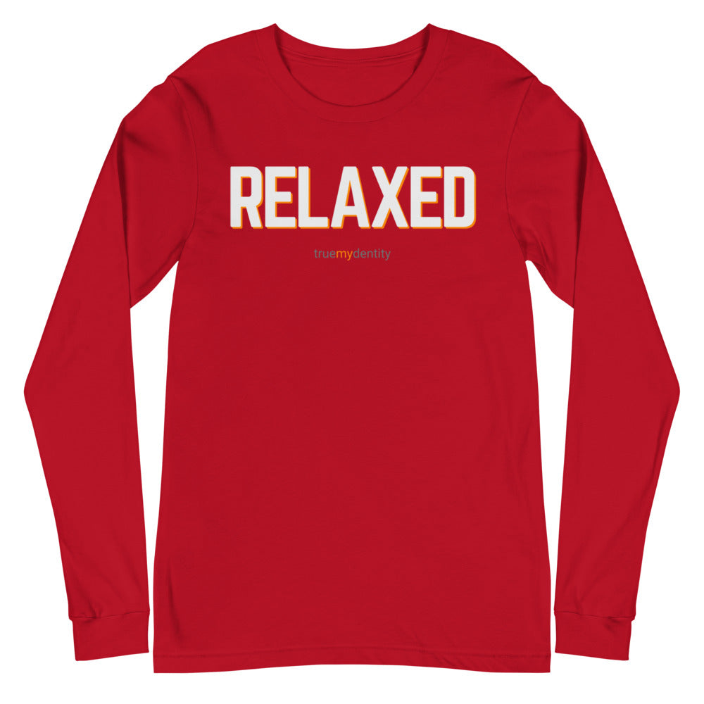RELAXED Long Sleeve Shirt Bold Design | Unisex