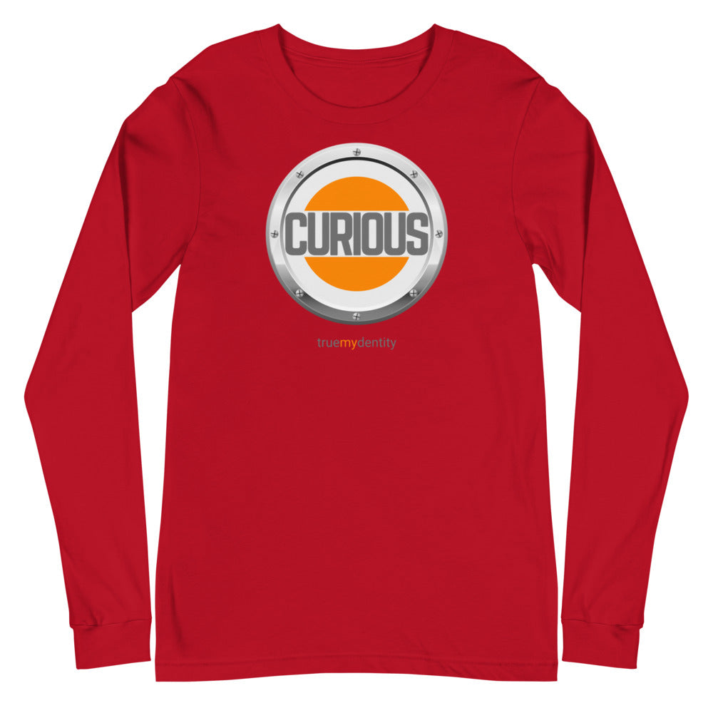 CURIOUS Long Sleeve Shirt Core Design | Unisex