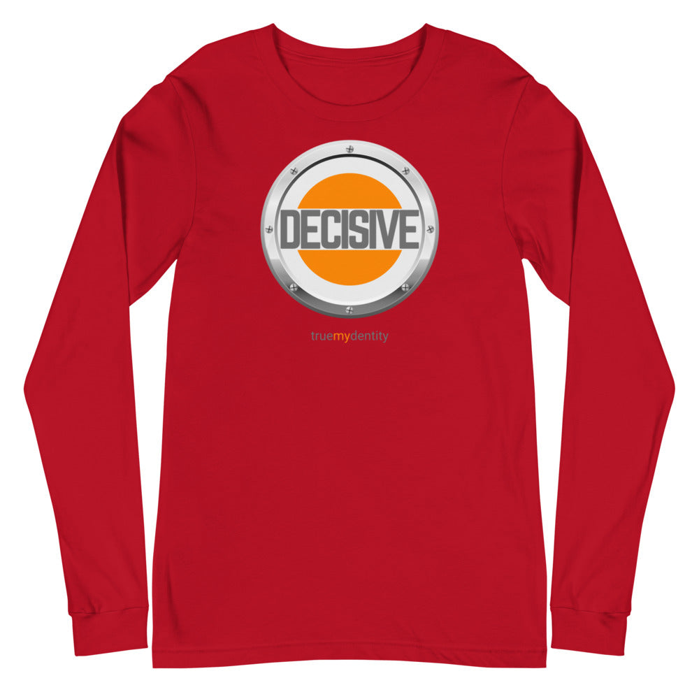 DECISIVE Long Sleeve Shirt Core Design | Unisex