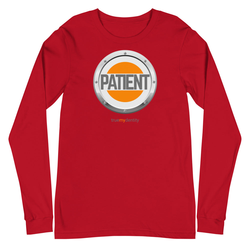 PATIENT Long Sleeve Shirt Core Design | Unisex