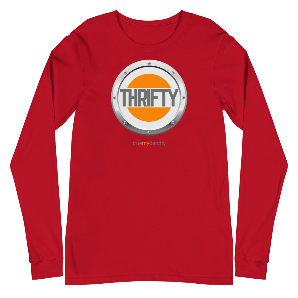 THRIFTY Long Sleeve Shirt Core Design | Unisex