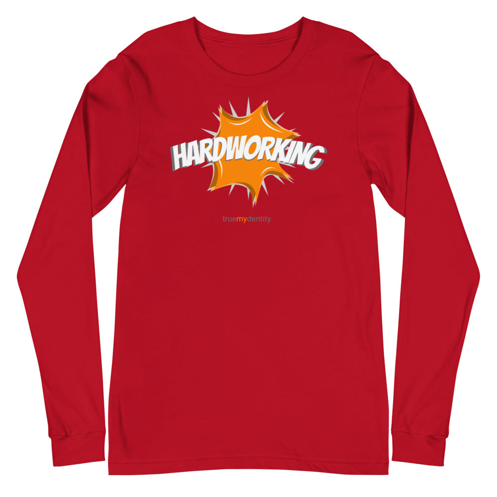 HARDWORKING Long Sleeve Shirt Action Design | Unisex